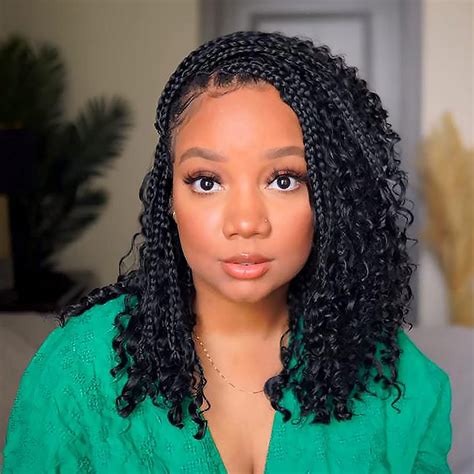 bohemian crochet braids|knotless boho goddess braids.